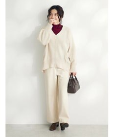 CRAFT STANDARD BOUTIQUE 洗えるコードモールＶネックプルオーバー