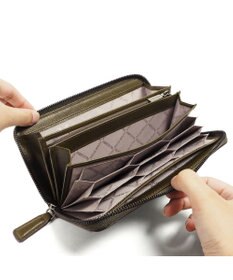 PELLE BORSA ハニカムラウンド長財布 Bark Goods バークグッズ 4832