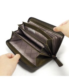 PELLE BORSA ハニカムラウンド長財布 Bark Goods バークグッズ 4832