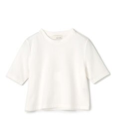 uncrave コットンミラノ ショート丈 Tシャツ（uncrave WHITE）