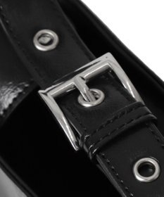 WEGO プレートデザインハトメバッグ