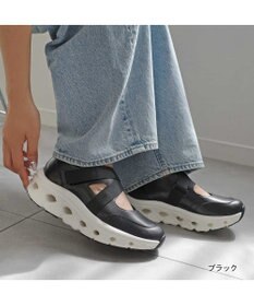 Pointer 日本製 本革ストラップスニーカー