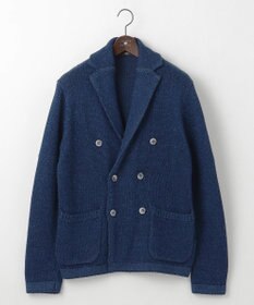 JOSEPH ABBOUD 【イタリア糸使用】コットンリリヤーン ニット ジャケット