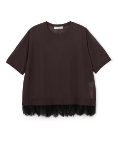 UNFILO レースドッキングニット クルーネック