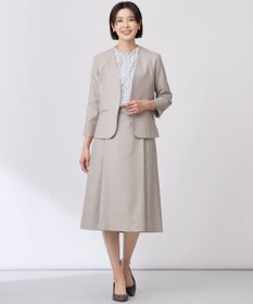 J.PRESS LADIES L 【セットアップ対応・洗える・UV加工・吸水速乾】OXIJEWELストレッチ スカート
