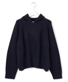 J.PRESS YORK STREET 【WOMEN】ウールカシミヤ フーディニット