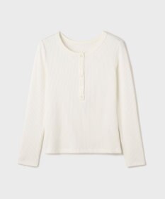 GRACE CONTINENTAL ヘンリーネックカットトップ