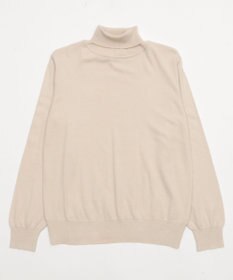 WEGO 【WEB限定/25年秋冬新作/洗濯OK/毛玉レス】タートルネックニット