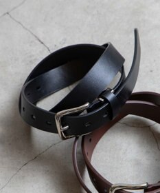 WEGO フェイクレザープレーンベルト