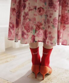 組曲 【Flower Collection】スパンコール ソックス