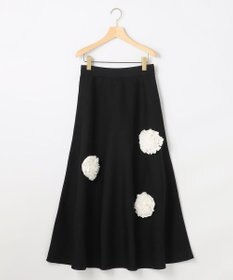 組曲 S 【組曲×setsuko sagittaire】ボンボンフラワーニット スカート