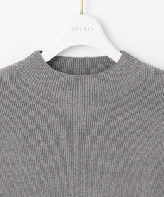 ANY SIS 【洗える】リブインナー ニット