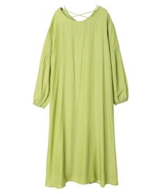 Green Parks ・ｆｕｒｒｙ　ｒａｔｅ　バックレースアップワンピース