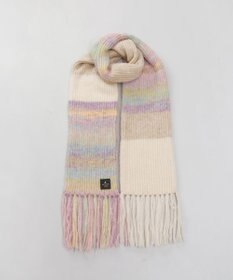 AURORA 【 LANVIN en Bleu （ランバン オン ブルー）】モコモコロングニットマフラー(WASH)