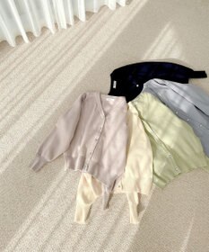 Feroux 【洗える】ビジューボタン2WAY カーディガン