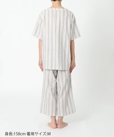 ワコール／睡眠科学 パジャマ 5分袖 半袖 8分丈 綿100%(本体) レディース YDT146 睡眠科学／ワコール