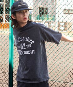 WEGO 【ユニセックス着用ITEM/MLサイズ展開】ブリーチヴィンテージグラフィックT（SS）