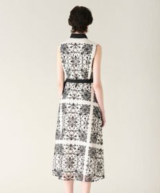 GRACE CONTINENTAL 刺繍フレアドレス