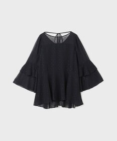 GRACE CONTINENTAL フィルムジャガードフリルトップ