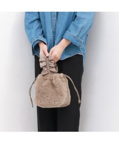 UNBILLION カシュカシュ cachecache / フリルハンドルボアトート