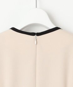 Feroux 【洗える】バイカラートリム ジャンパースカート