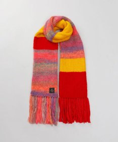 AURORA 【 LANVIN en Bleu （ランバン オン ブルー）】モコモコロングニットマフラー(WASH)