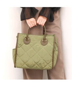 UNBILLION 【テレビ ドラマ着用アイテム】カシュカシュ cachecache / キルティングスクエアトートバッグM