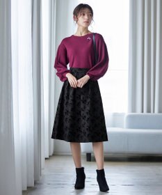 Tiaclasse 【洗える】フロッキースカート