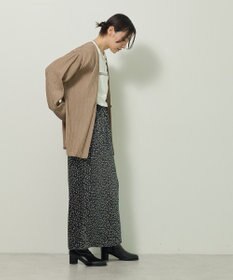 Green Parks すっきり見えシルエットサテンナロースカート