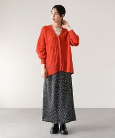 Green Parks すっきり見えシルエットサテンナロースカート