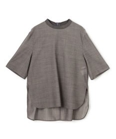 BEIGE， MOYE / スカーフ付き ハーフスリーブブラウス