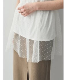 YECCA VECCA 【2点SET】マルチwayチュールオーバーキャミSET/Tee