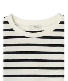 earth music&ecology ボクシーノースリーブチュニック