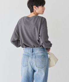 AMERICAN HOLIC ヘンリーネックラウンドミニ裏毛プルオーバー