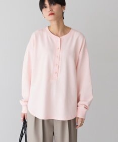 AMERICAN HOLIC ヘンリーネックラウンドミニ裏毛プルオーバー