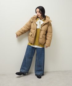 Green Parks ライトファイバーフーディブルゾン