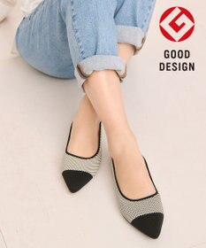 steppi 【洗える/撥水】  バイカラー ポインテッドパンプス