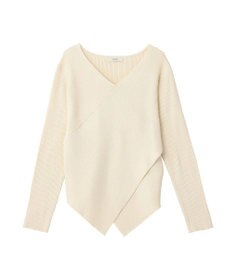 earth music&ecology クロスニットプルオーバー