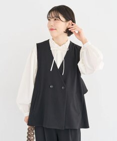 Green Parks ２ｗａｙフリルハイネックブラウス