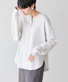 AMERICAN HOLIC ヘンリーネックラウンドミニ裏毛プルオーバー