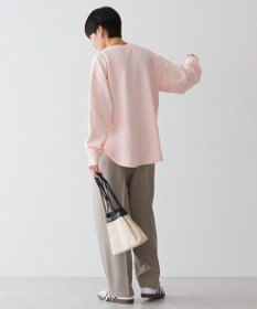 AMERICAN HOLIC ヘンリーネックラウンドミニ裏毛プルオーバー