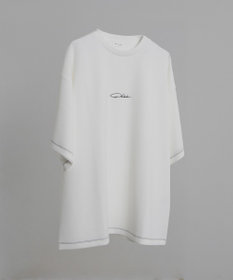 WEGO 【機能T/ユニセックス着用ITEM】カラーステッチワンポイントT（SS）