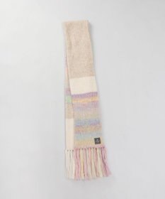 AURORA 【 LANVIN en Bleu （ランバン オン ブルー）】モコモコロングニットマフラー(WASH)