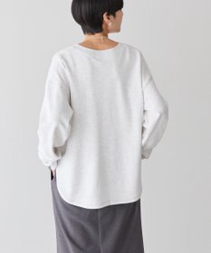 AMERICAN HOLIC ヘンリーネックラウンドミニ裏毛プルオーバー