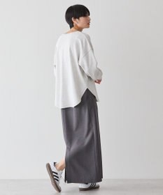 AMERICAN HOLIC ヘンリーネックラウンドミニ裏毛プルオーバー