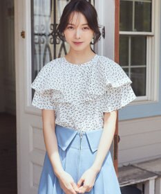 earth music&ecology ケープブラウス