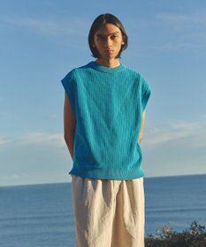 UNFILO MENS メッシュ ニットベスト [24年春夏商品]