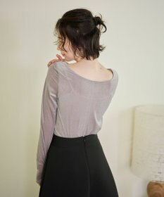 #Newans 【洗濯機可／ 前後着用可】 シアーベロアプルオーバー