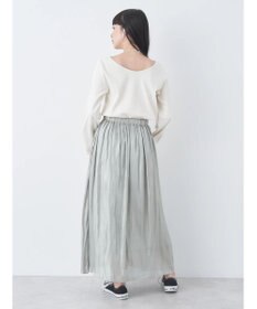 earth music&ecology シャイニーギャザースカート