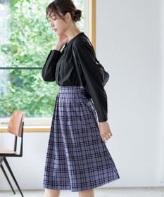 Tiaclasse 【洗える】フロッキースカート